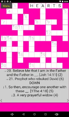 Bible Crossword android App screenshot 0