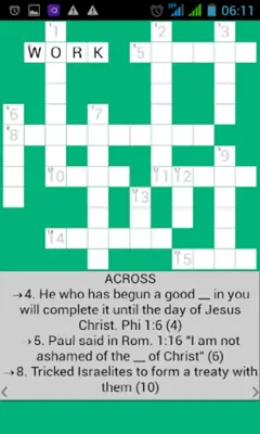 Bible Crossword android App screenshot 6