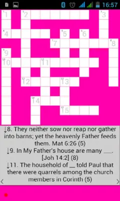 Bible Crossword android App screenshot 7